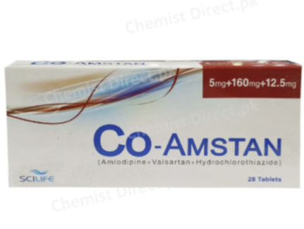 co-amstan 5+160+12.5mg