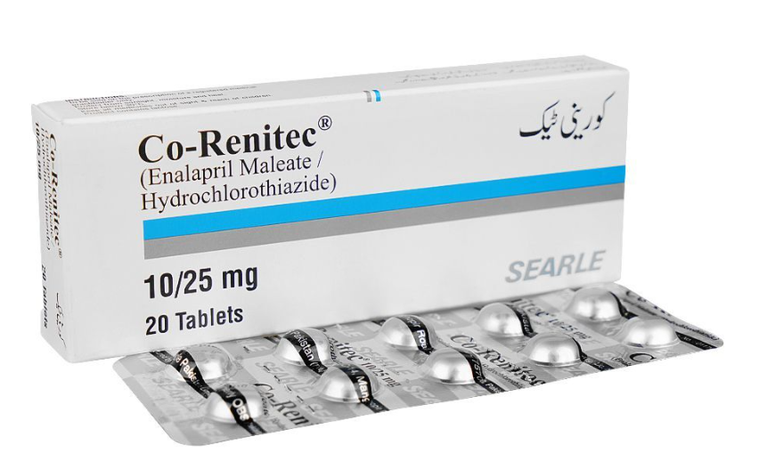 Co-Renitec 10/25 20 Tablets