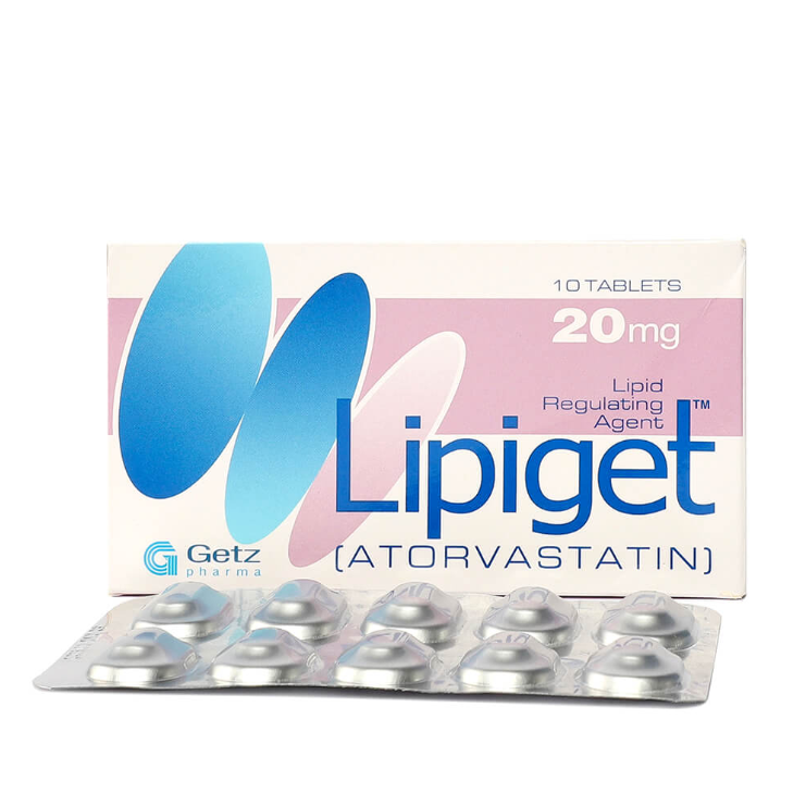 Lipiget 20mg Tablets 30