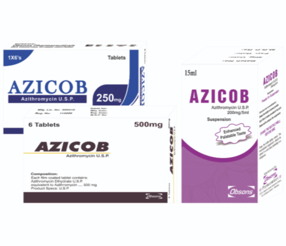 AZICOB 500MG TABLET