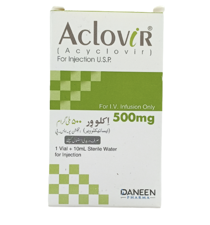 Aclovir 500mg Injection