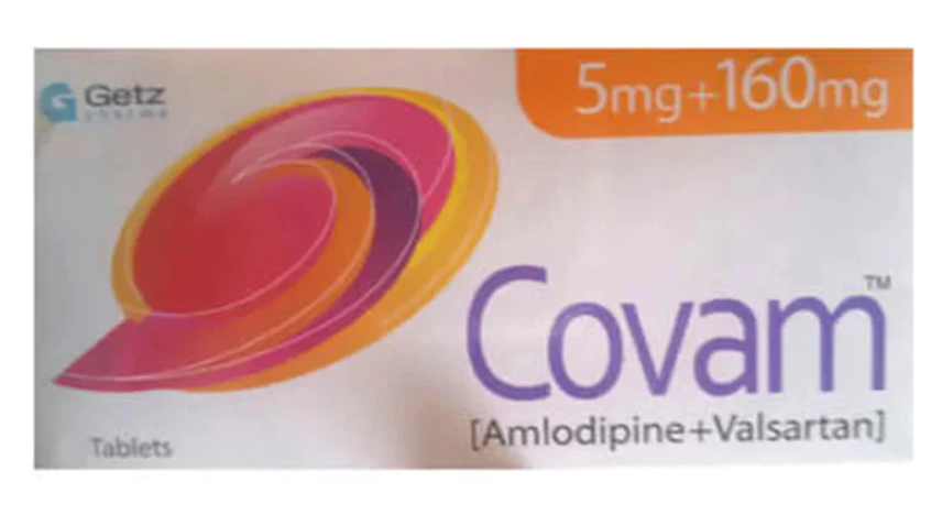 Covam 5mg/160mg Tablet/