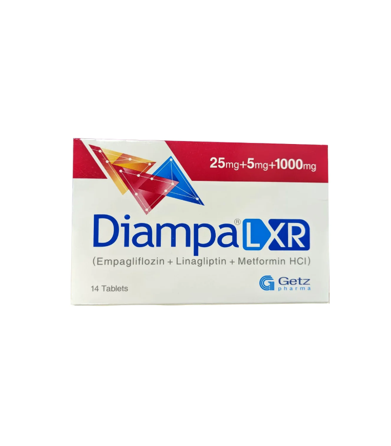 Diampa LXR 25/5/1000MG Tab