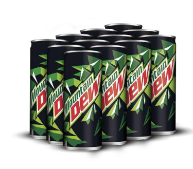 MOUNTAIN DEW CAN 250ml