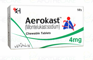 Aerokast 4mg Tablets