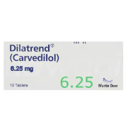 Dilatrend 6.25mg Tablets