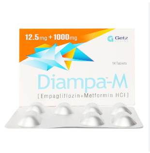 Diampa-M 12.5/1000mg Tablets