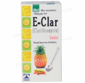 E-Clar 125mg Suspension 60Ml