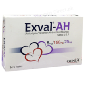 Exval-Ah 5/160/25mg Tablets