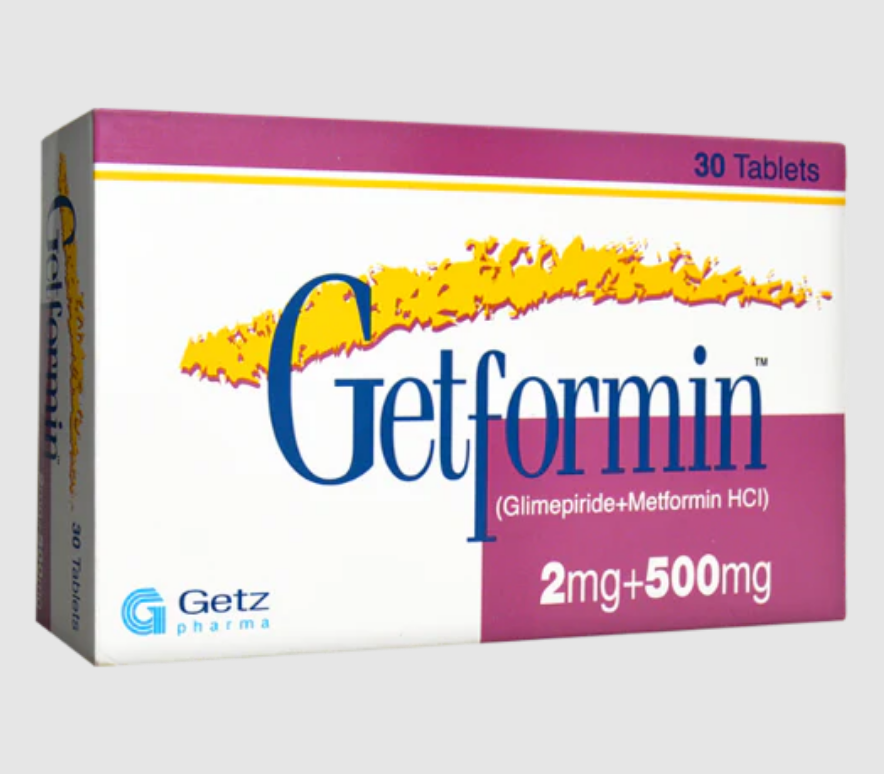 Getformin 2mg+500mg Tablets