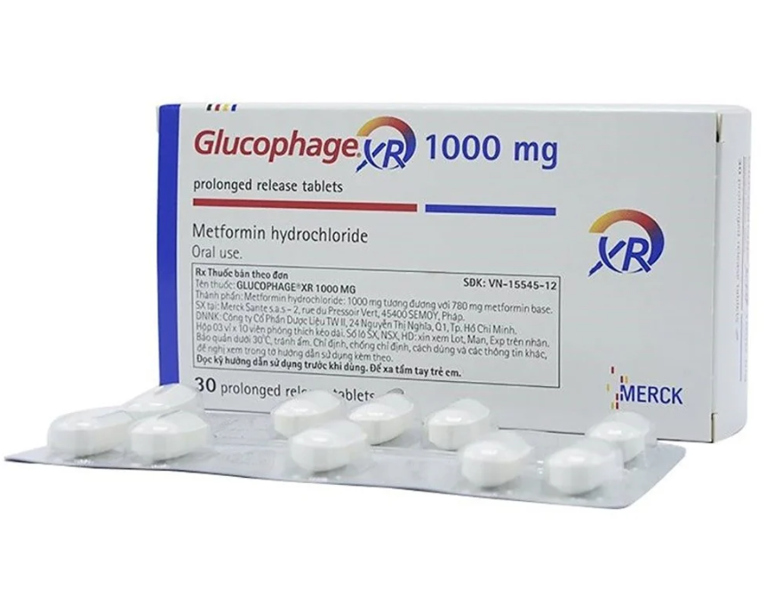 Glucophage XR 1000mg Tablets