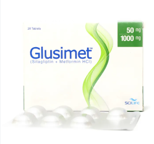 Glusimet 50/1000mg Tablets