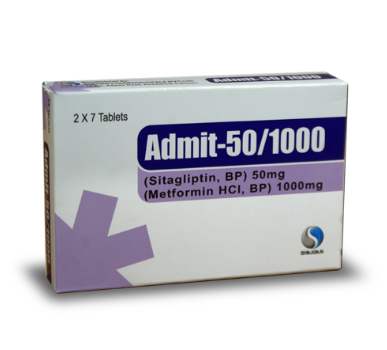 Admit 50/1000mg Tablets