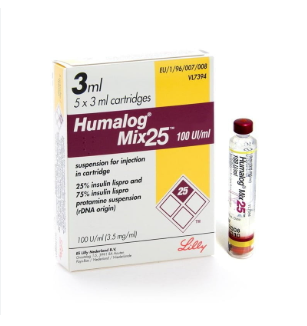 Humalog Mix 25 Cartridge 3Ml 5