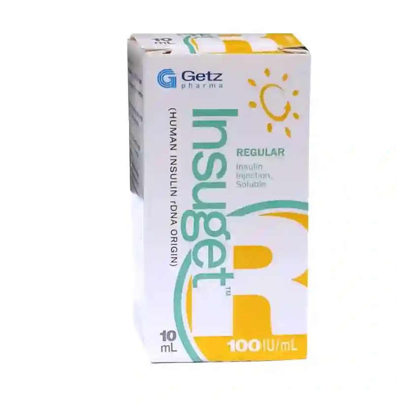 Insuget Regular 100Iu/Ml 10Ml