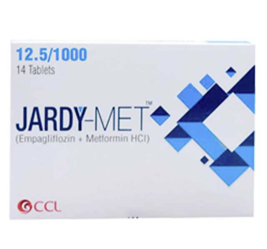 Jardy-Met 12.5/1000mg Tablets