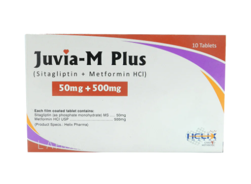 Juvia-M Plus 50mg+500mg Tablets