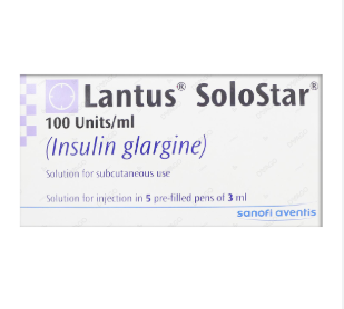 Lantus Solostar Insulin Gilargine 100U 3Ml