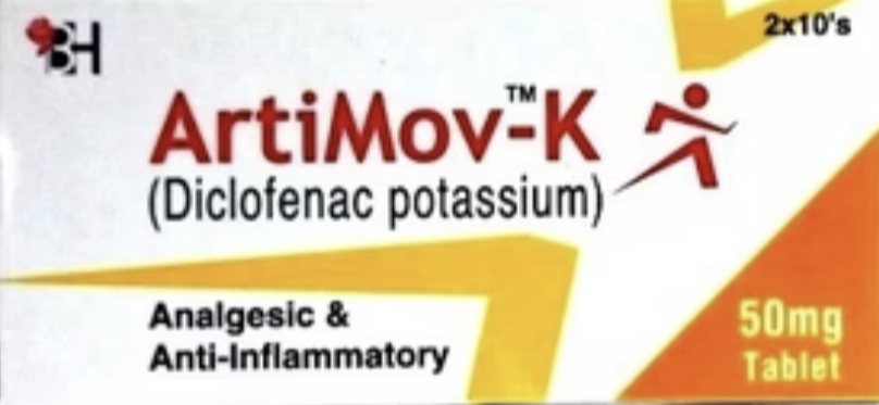 Artimov-K 50mg Tablets