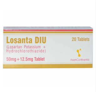 Losanta DIU 50+12.5mg Tablets