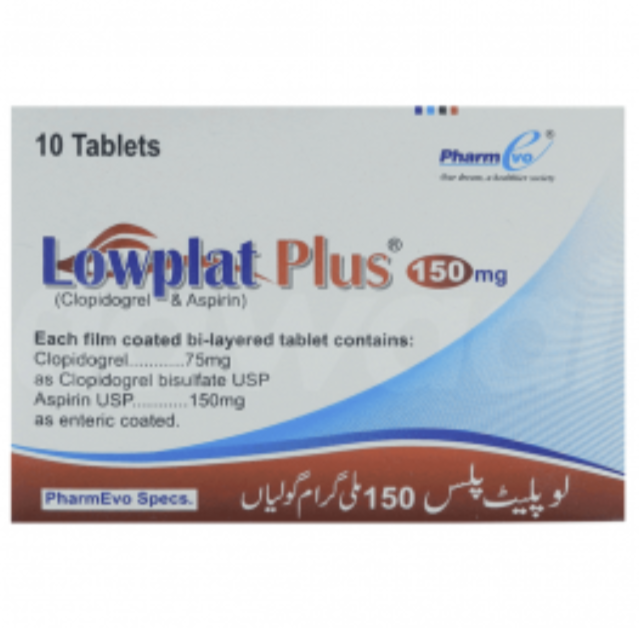 Lowplat Plus 150mg Tablets