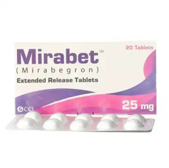 Mirabet 25mg Tablets