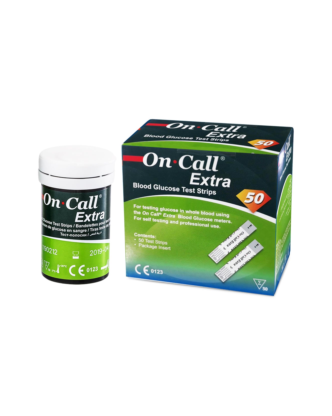 On-Call Extra Blood Glucose Test Strip