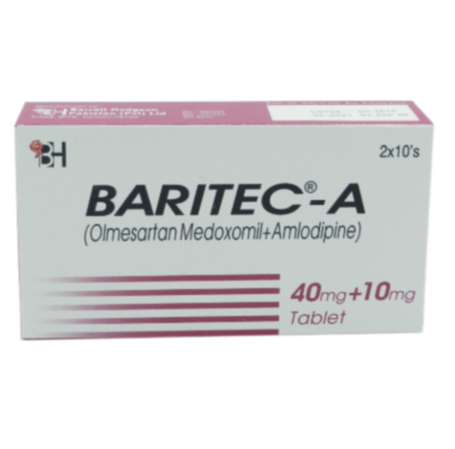 Baritec-A 40mg+ 10mg Tablets