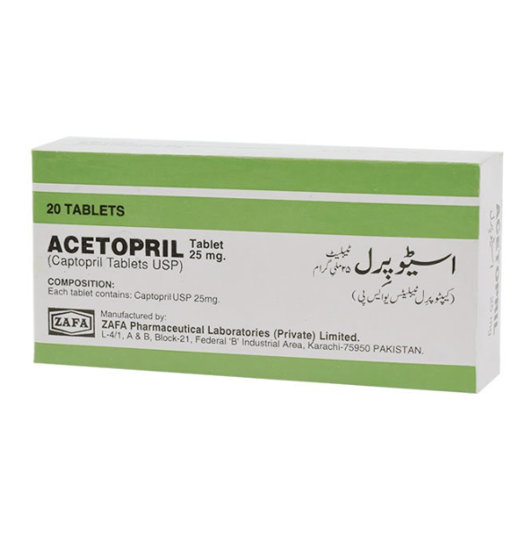 Acetopril 25mg Tablets