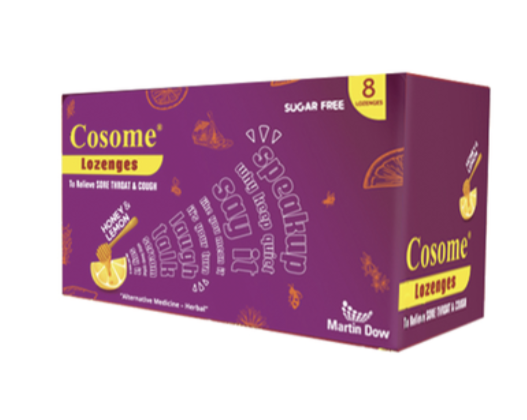 Cosome Lozenges Sugar free Tablets 8's