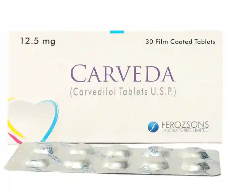 Carveda 12.5mg Tablets