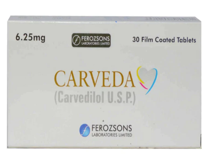 Carveda 6.25mg Tablets