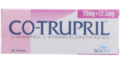 CO-TRUPRIL 20/12.5MG TABLETS