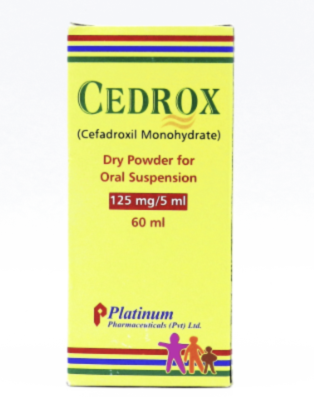 Cedrox 125mg Suspension 60Ml