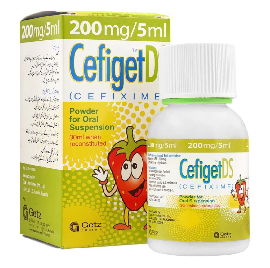 Cefiget DS Suspension 200mg/5ml