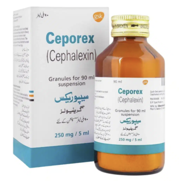 Ceporex Suspension 250mg 90 Ml