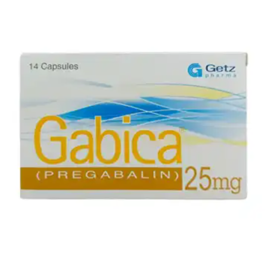 GABICA 25MG CAPSULS